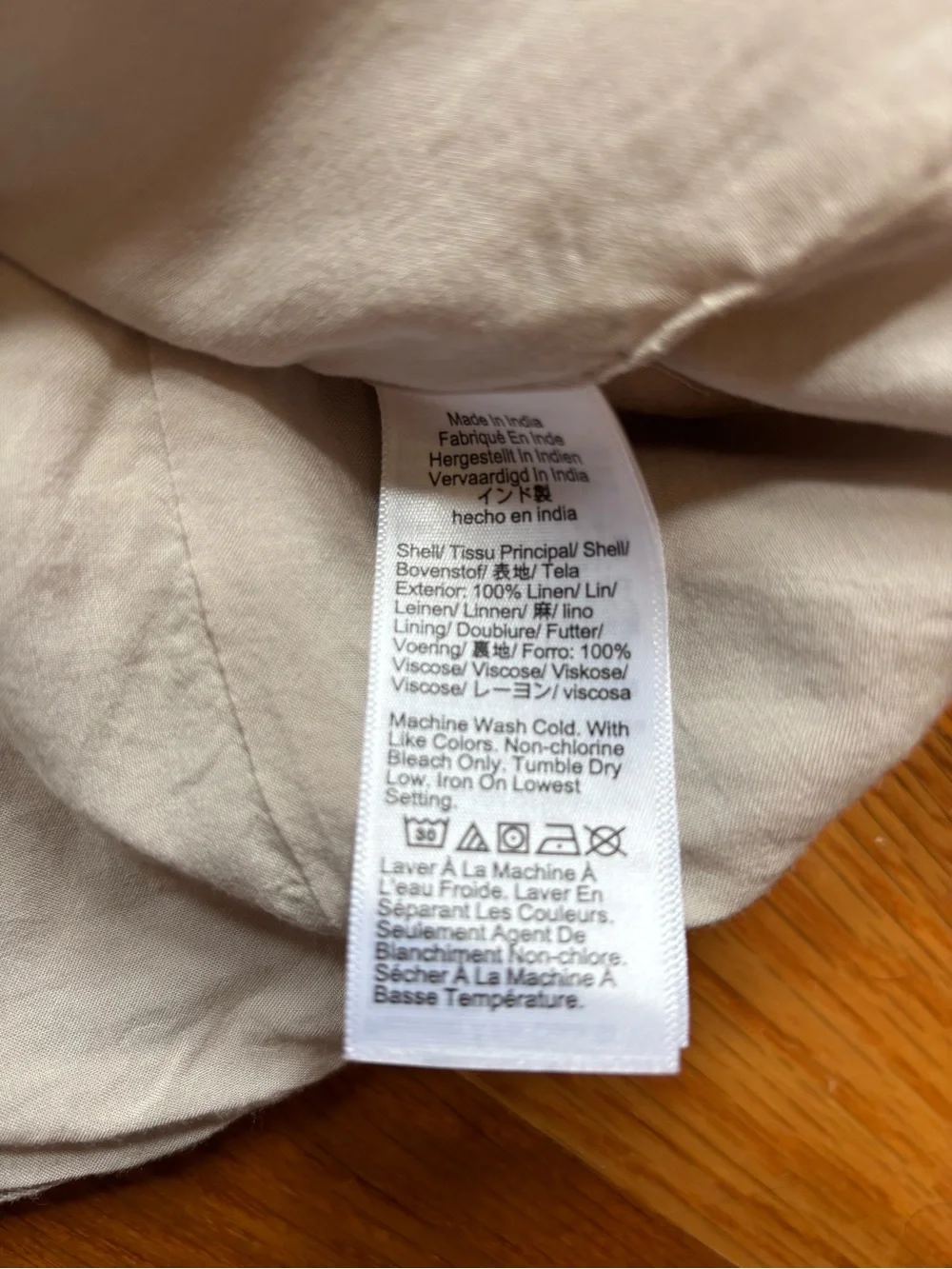J.Crew Women's Cream Linen Button-Front Tank Vest